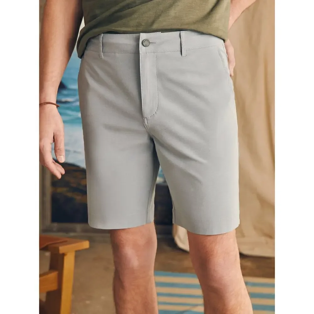 Faherty Men’s All Day Shorts In Ice Gray Size 36